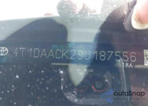 2025 Toyota Camry Le из США, поврежденный, VIN 4T1DAACK2SU187556